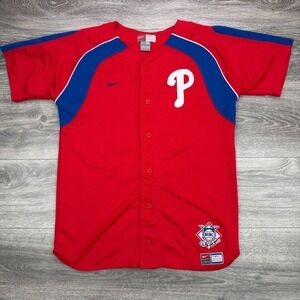 Philadelphia Phillies Jersey Youth Boys XL Red MLB Baseball Chase Utley #26 Nike